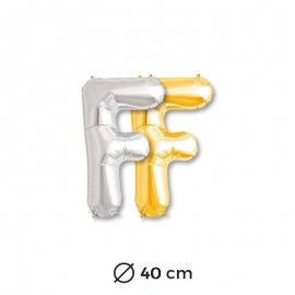 Globo Letra F Foil 40 cm