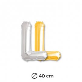 Globo Letra L Foil 40 cm