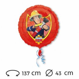 Globo de Sam el Bombero Foil 43 cm