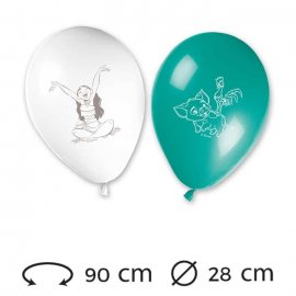 8 Globos Vaiana 28 cm