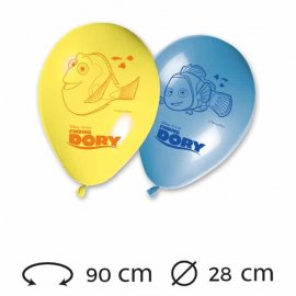 8 Globos 28 cm Buscando a Dory