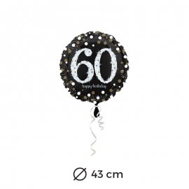 Globo Elegant 60 años 43 cm