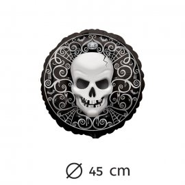 Globo Calavera de Terror Foil