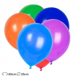 Globos Redondos Látex 25 cm