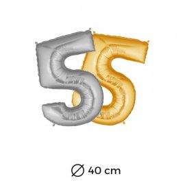 Globo Numero 5 Foil 35 cm